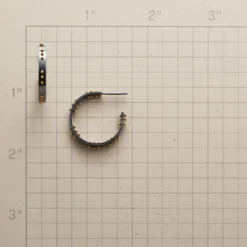 Ellipsis Hoop Earrings