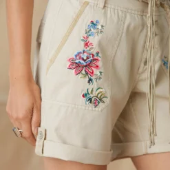 Odyssey Floral Shorts - Petites -Alden Belted Shop 18ed62c8 4ab0 4ab4 896a 24b1a35771fa