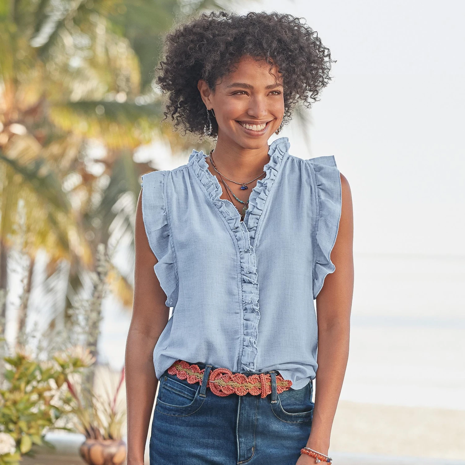 Milla Chambray Top 1 Milla Chambray Top
