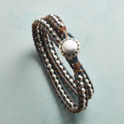 Blue Jeans Wrap Bracelet