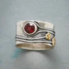 Sweetbrier Garnet Ring