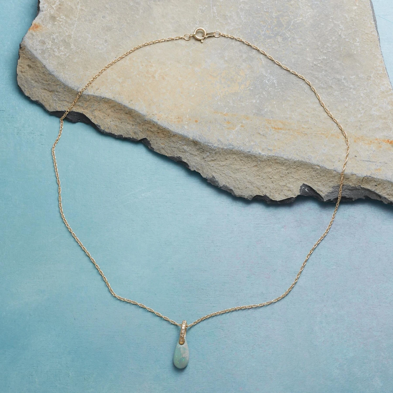 Harper Black Opal Necklace 1 Harper Black Opal Necklace