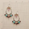 Frostfire Oval Earrings
