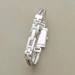 Sterling Chain Bracelet Watch