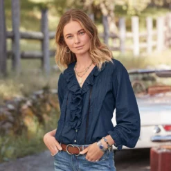 Lettie Ruffle Top 5 Lettie Ruffle Top -Alden Belted Shop 6089bc1c af99 41ab b6e2 b9c1f257b153