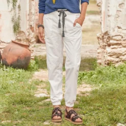 Jolienne Twill Joggers - Petites -Alden Belted Shop 6b674b0c f4b8 4587 9ab4 dd9d3e1dfdf3