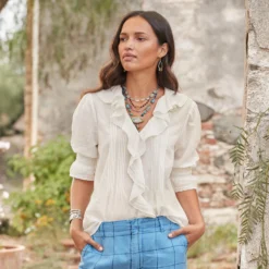 Beatrice Ruffle Top - Petites 7 Beatrice Ruffle Top - Petites -Alden Belted Shop 6e739971 d54f 4a8e b35a 9d7bbda23636