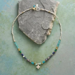 Blue Green Reverie Necklace -Alden Belted Shop 7e7f88ab 1ff3 4a39 bce5 0f03649491a7