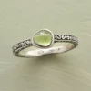 Organic Peridot Ring