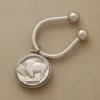 Vintage Buffalo Nickel Key Fob