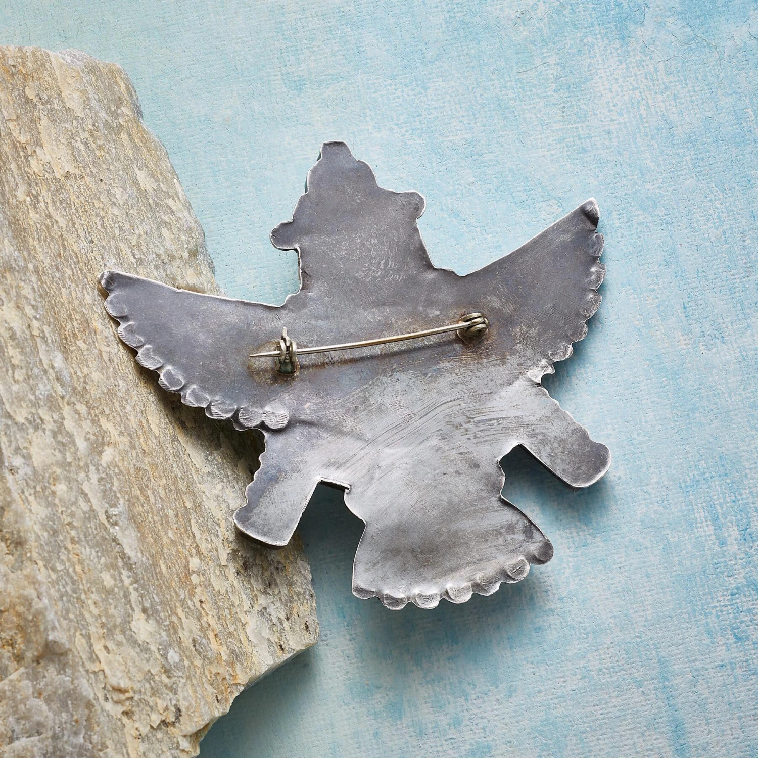 1950s Zuni Knifewing Pin 2 1950s Zuni Knifewing Pin - Image 2