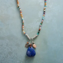 Lapis Confetti Necklace -Alden Belted Shop 93cfbfa1 eb93 48d4 a032 b5babd9f7fd7