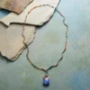 Lapis Confetti Necklace
