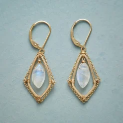 Through The Moonstone Earrings
