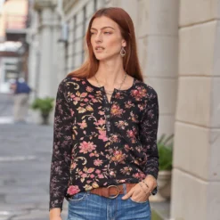 Jordane Floral Tee, Petite