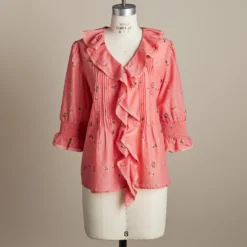 Floral Beatrice Ruffle Top -Alden Belted Shop a86149f2 751e 4443 80b1 866c0136591c