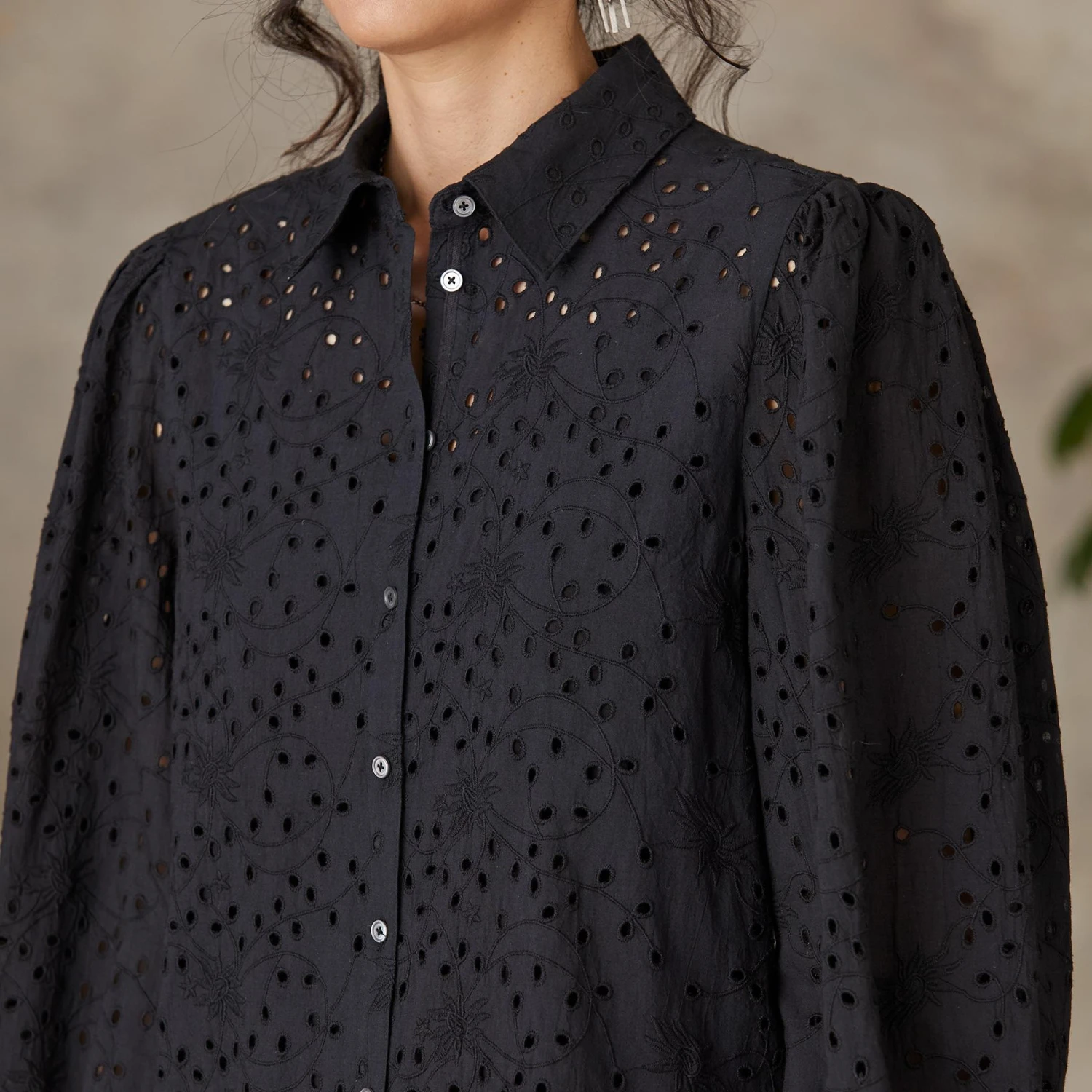 Celestine Eyelet Shirt, Petite 6 Celestine Eyelet Shirt, Petite - Image 6