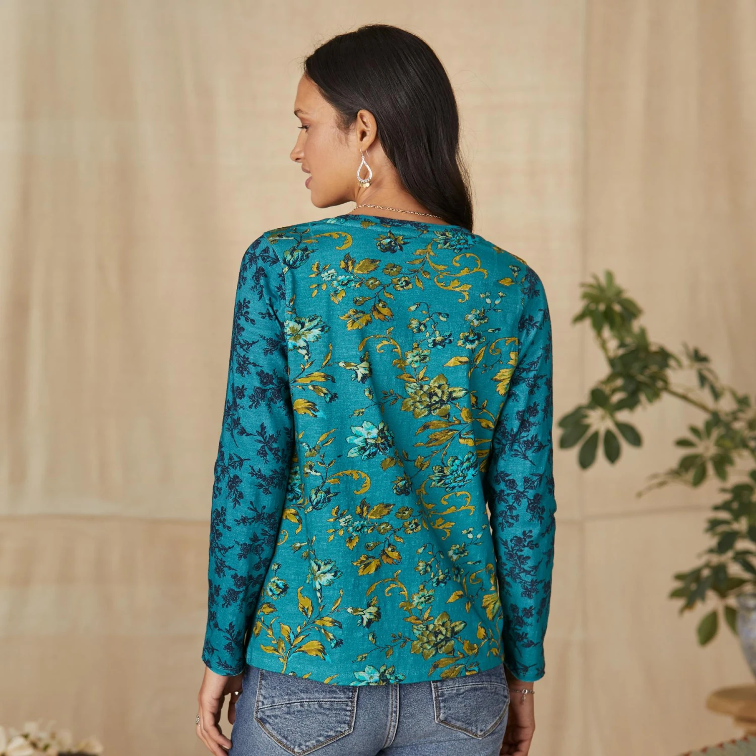 Jordane Floral Tee, Petite 5 Jordane Floral Tee, Petite - Image 5