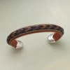 Braided Leather & Silver Cuff