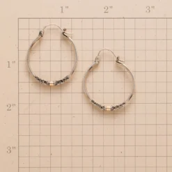Sun And Surf Hoop Earrings