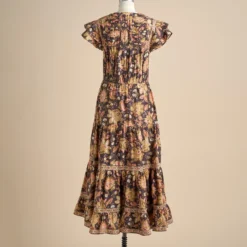 Fleurine Ruffle Dress, Petite