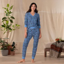 Long Johnna Floral Pajamas - Petites -Alden Belted Shop d074999b 2e0e 480c a9d8 d4e08aba92c1