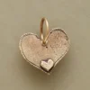 Gold Always Heart Charm