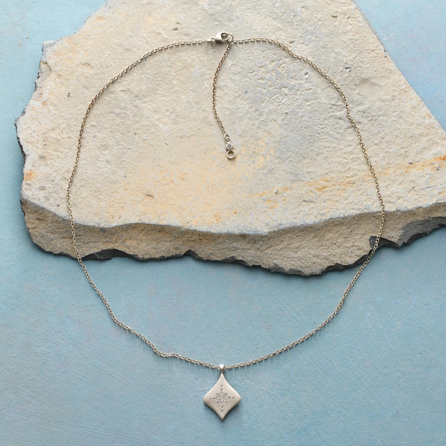 Satin And Diamond Necklace 2 Satin And Diamond Necklace - Image 2