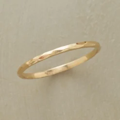 Slender 14kt Gold Band