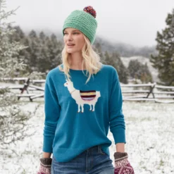 Laid Back Llama Sweater, Petite