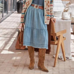 Noemi Denim Skirt - Petites