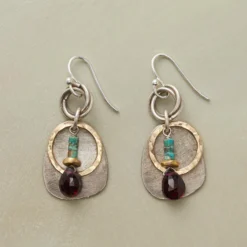 Circles And Stones Earrings